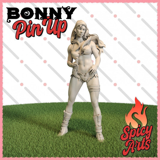 Bonny 2 3d Printed miniature FanArt by Spicy Arts Scaled Collectables Statues & Figurines