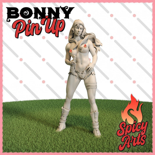 Bonny 2 NSFW 3d Printed miniature FanArt by Spicy Arts Scaled Collectables Statues & Figurines