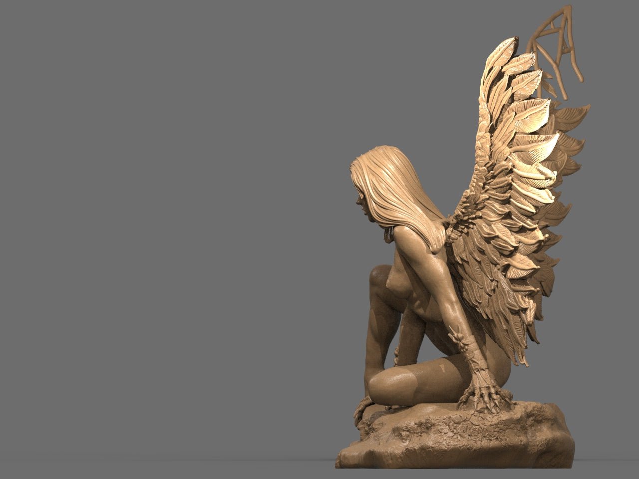 Boris Vallejo NSFW 3D Printed figurine Fanart by ca_3d_art