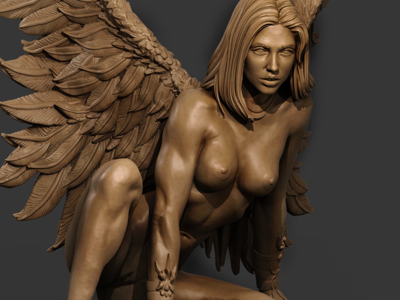 Boris Vallejo NSFW 3D Printed figurine Fanart by ca_3d_art
