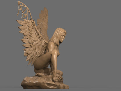 Boris Vallejo NSFW 3D Printed figurine Fanart by ca_3d_art