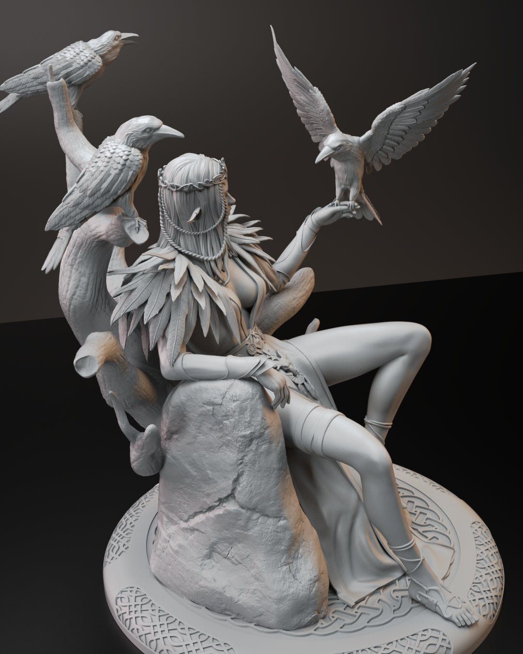 Branis Resin Scale Model, 3D Printed, Fun Art