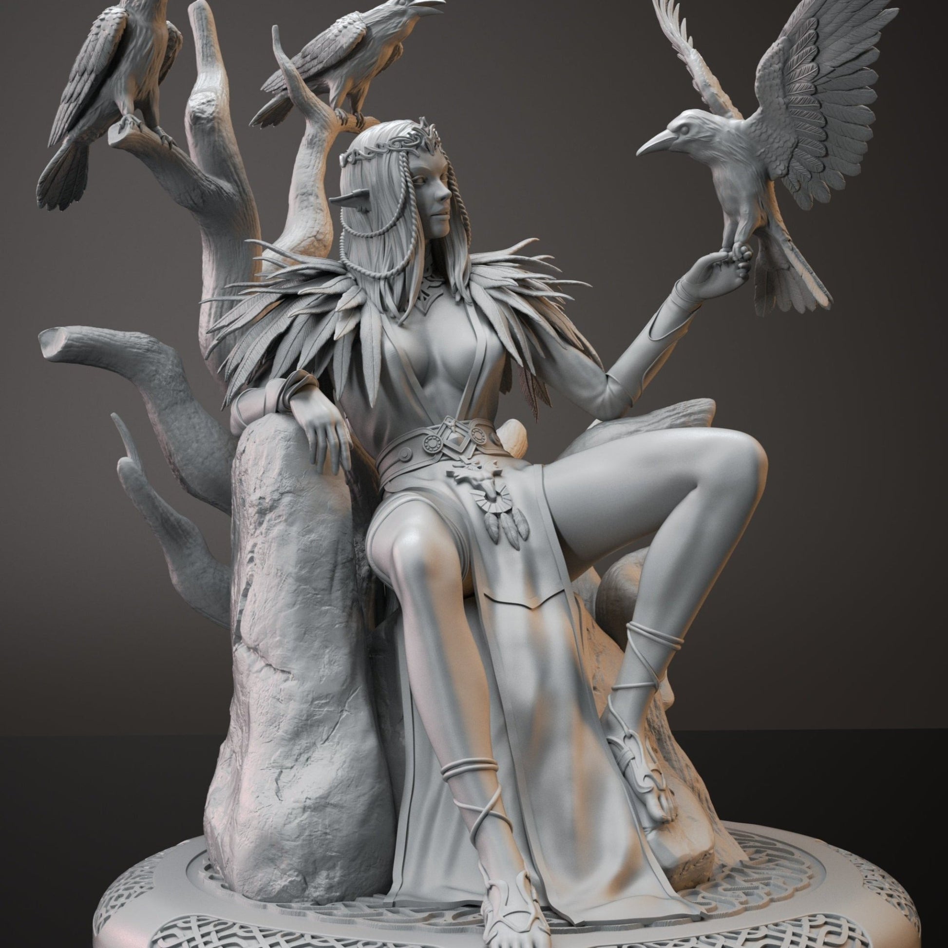 Branis Resin Scale Model, 3D Printed, Fun Art