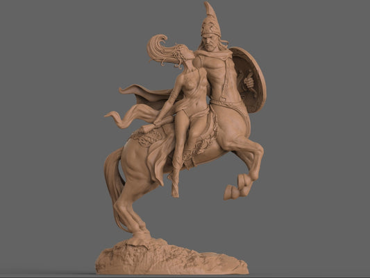 Centauro - Estatueta impressa em 3D de Patrick Jones Fanart por ca_3d_art Estátuas e estatuetas