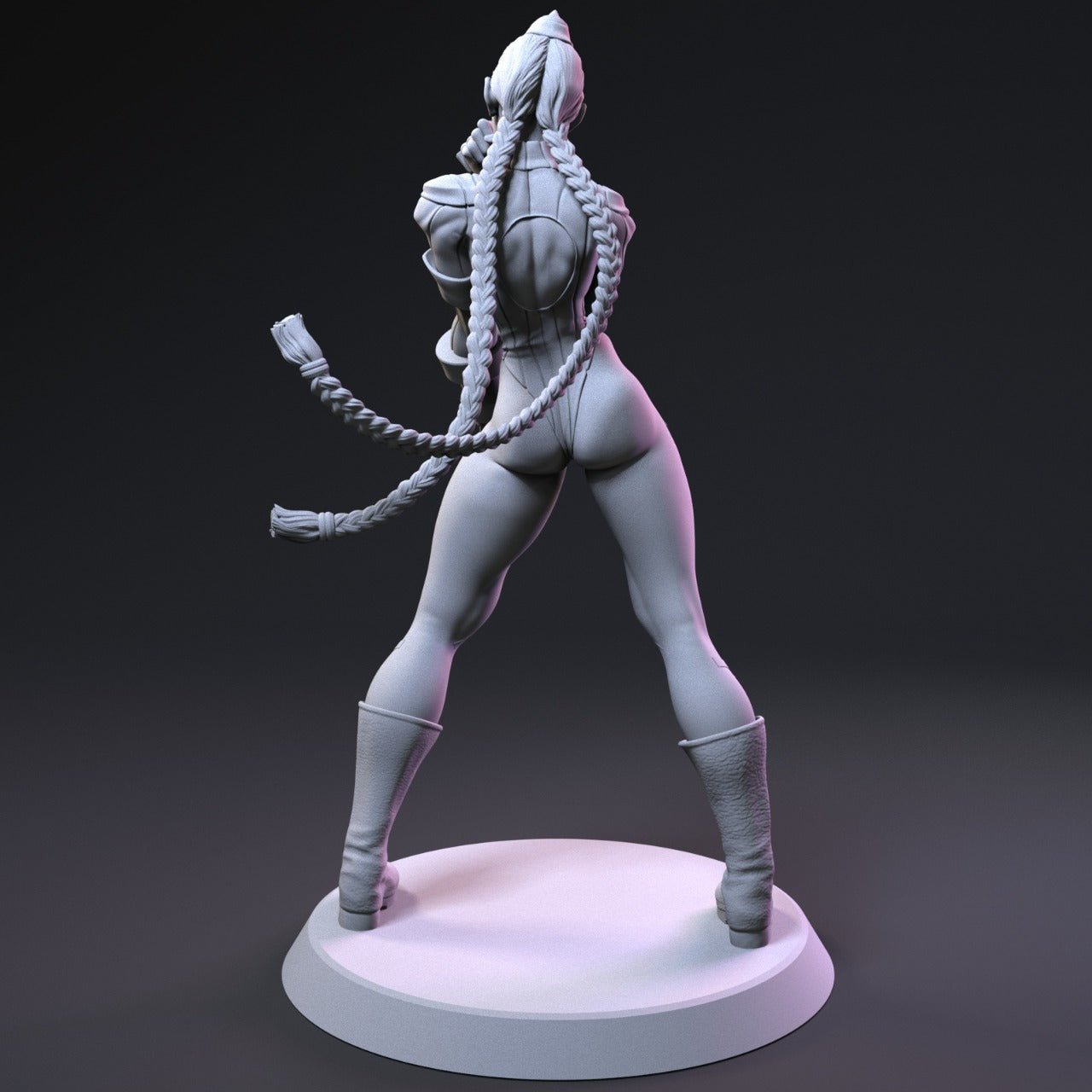 Cammy 3D Printed figurine Fanart by ca_3d_art