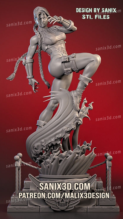 CAMMY 3D Printed Resin Figure Model Kit FunArt | Diorama by SANIX3D UNPAINTED GARAGE KIT