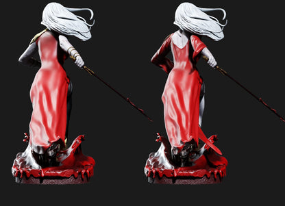 Carmilla 3D Printed Miniature FunArt by ca_3d_art Statues & Figurines & Collectible Unpainted