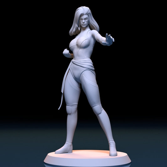 Carol Danvers 3D Printed Figurine Scaled Models