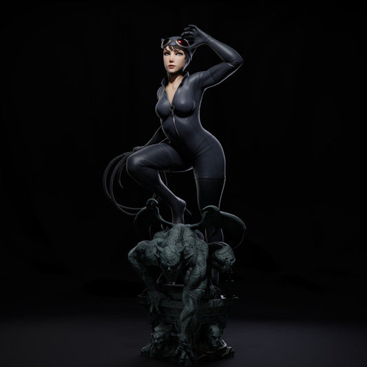 Catwoman 3D Printed Miniature FunArt by ca_3d_art Figurines & Collectible