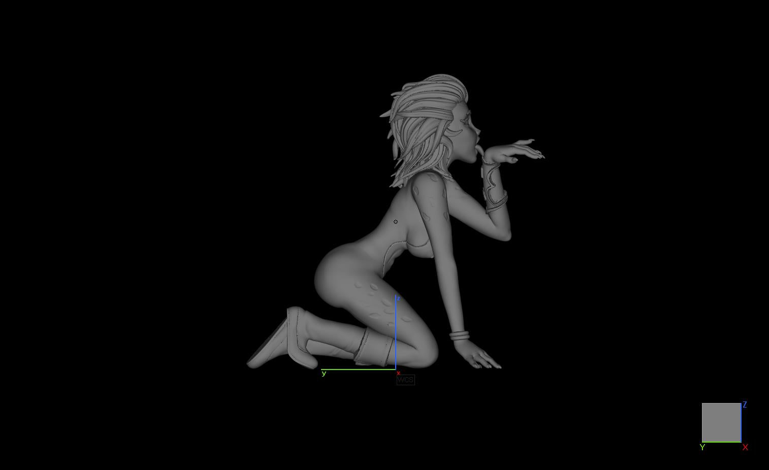 Cheetara ThunderCats| NSFW 3D Printed | Fun Art | Unpainted | Figurine