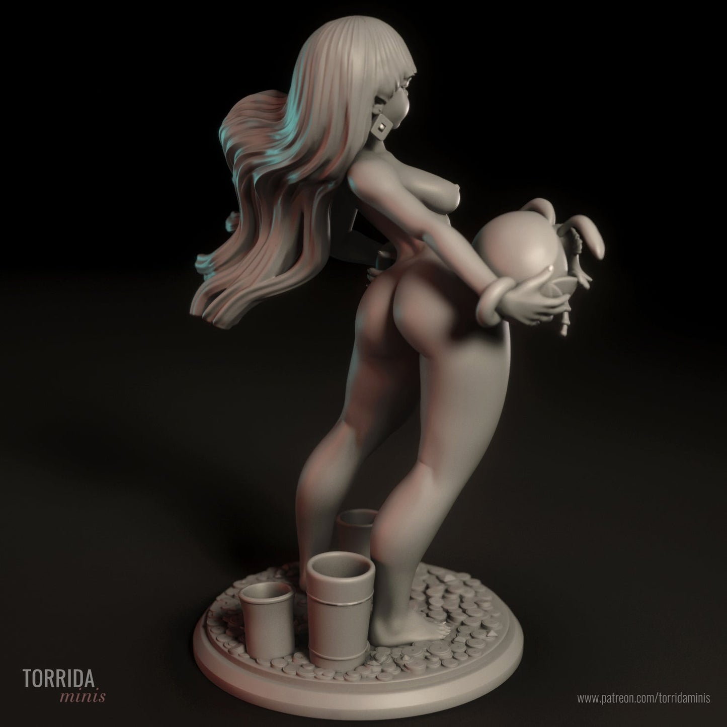 Chel NSFW 3d Printed miniature FanArt by Torrida Minis Scaled Collectables Statues & Figurines