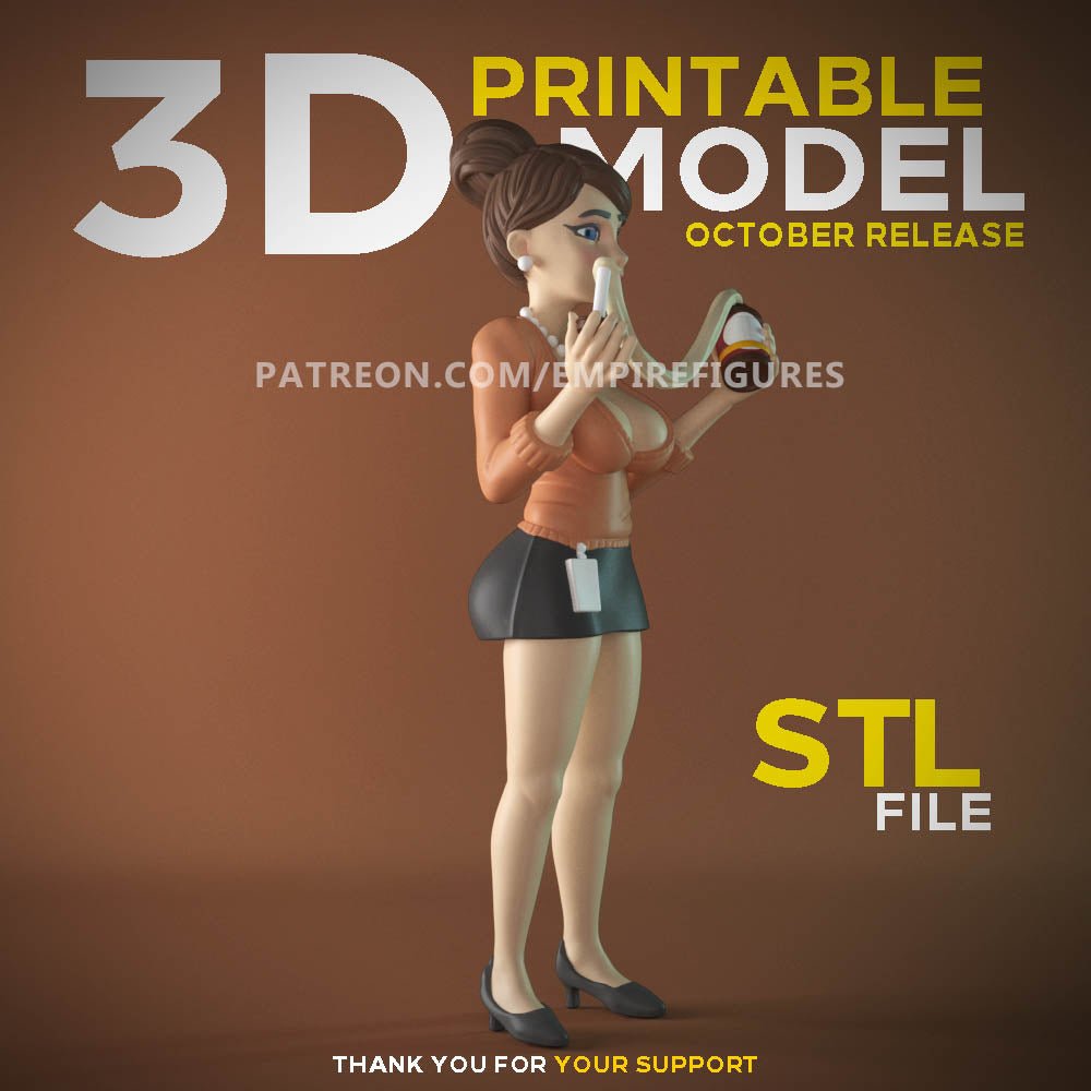 Cheryl Tunt 3D Printed Figurine Fanart DIY Kit Unpainted by EmpireFigures