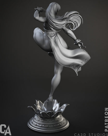 Chun LI 3D Printed Miniature FunArt Statues & Figurines & Collectible Unpainted by ca_3d_art