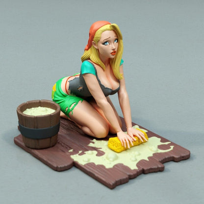 CINDERELLA MAID NSFW 3D Printed Miniature FunArt by EXCLUSIVE 3D PRINTS Scale Models Unpainted