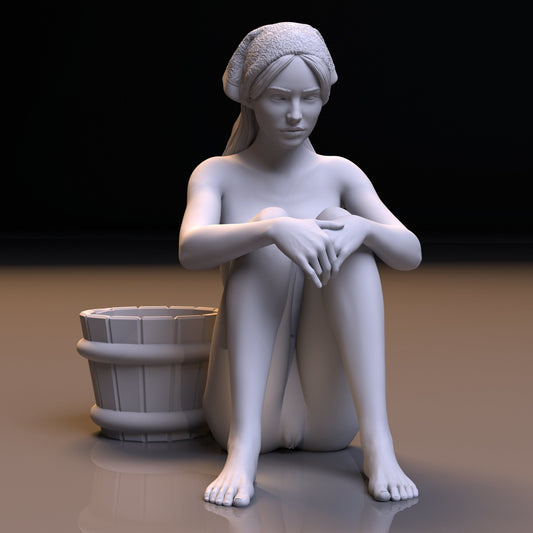 NSFW Resin Miniature Cinderella NSFW 3D Printed Fanart Unpainted Miniature