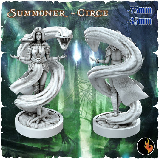 Circe 3d Printed miniature FanArt by Ravi Sampath Scaled Collectables Statues & Figurines