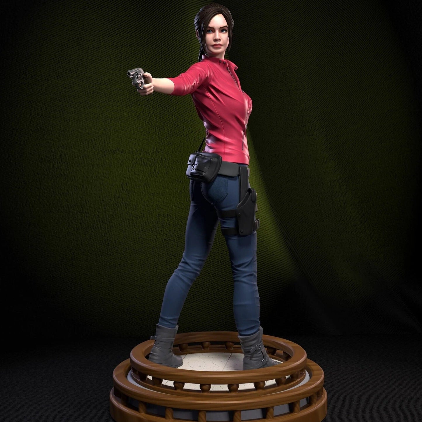 Claire Redfield 3D printed miniatures figurines collectibles and scale models UNPAINTED Fun Art by h3LL creator