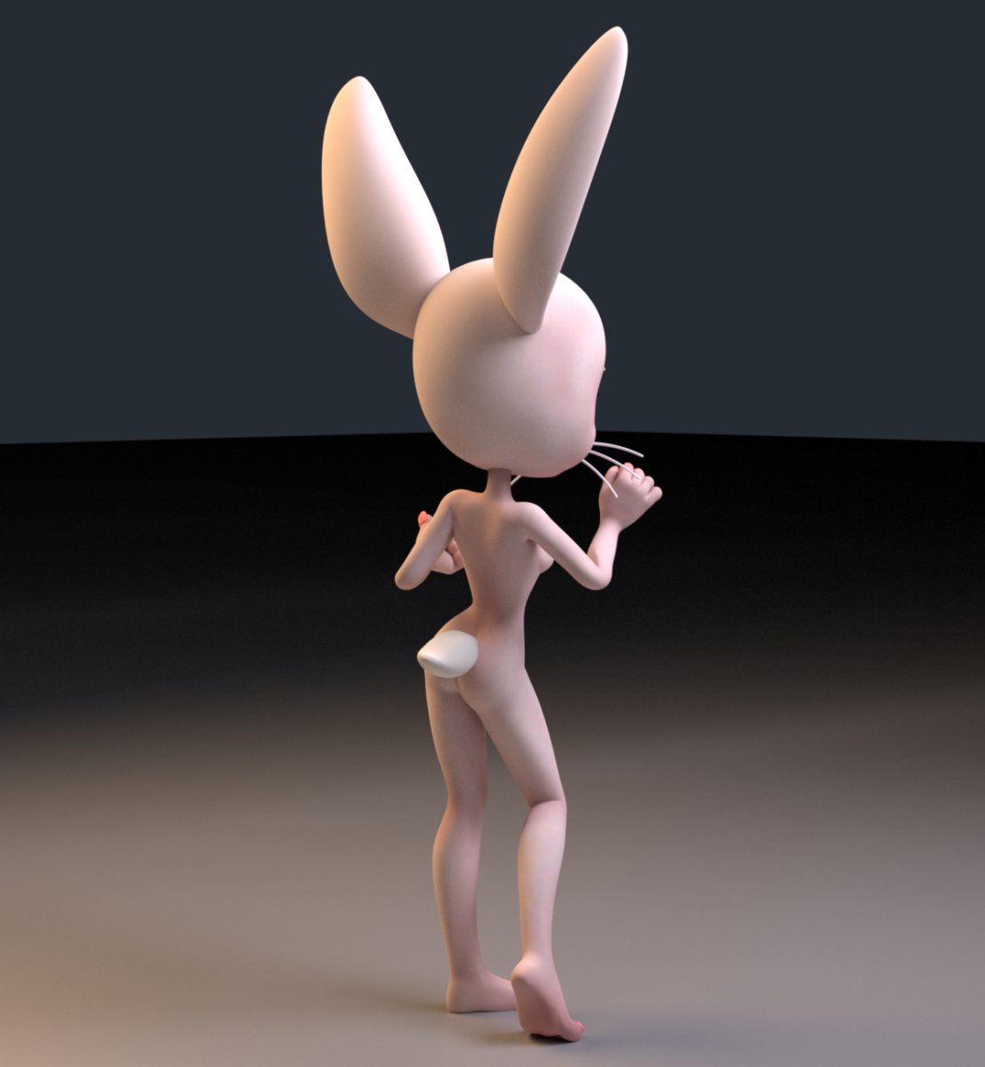 Cutie Rabbit Girl Naked NSFW 3D Printed Figure Garage Kit Unpainted Resin Miniature