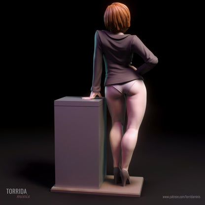 Dana Scully 3d Printed miniature FanArt by Torrida Statues & Figurines