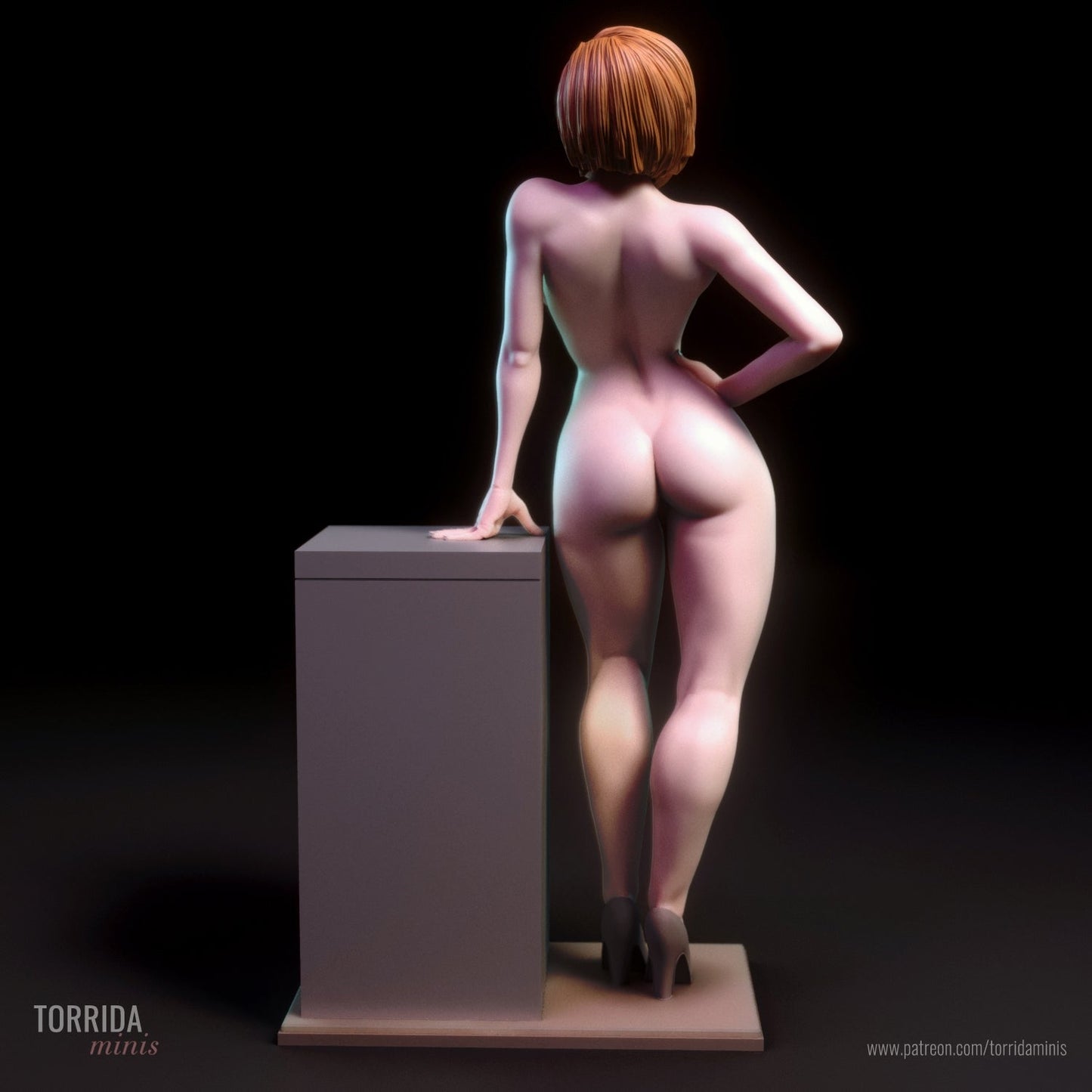 Dana Scully NSFW 3d Printed miniature FanArt by Torrida Statues & Figurines