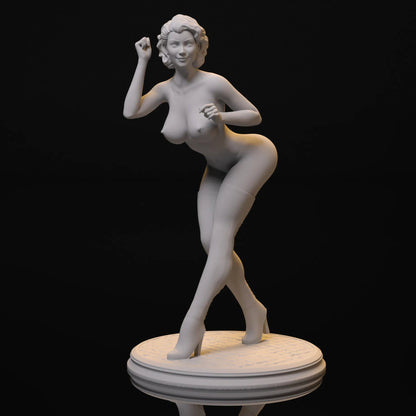 NSFW Resin Miniature Dancing Girl