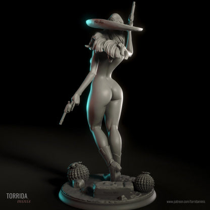 Daniela Mature 3d Printed miniature FanArt by Torrida Scaled Collectables