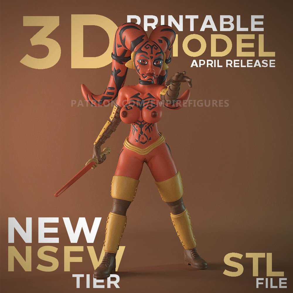 Darth Talon 3D Printed NSFW Figurine Collectable Fun Art Unpainted by EmpireFigures