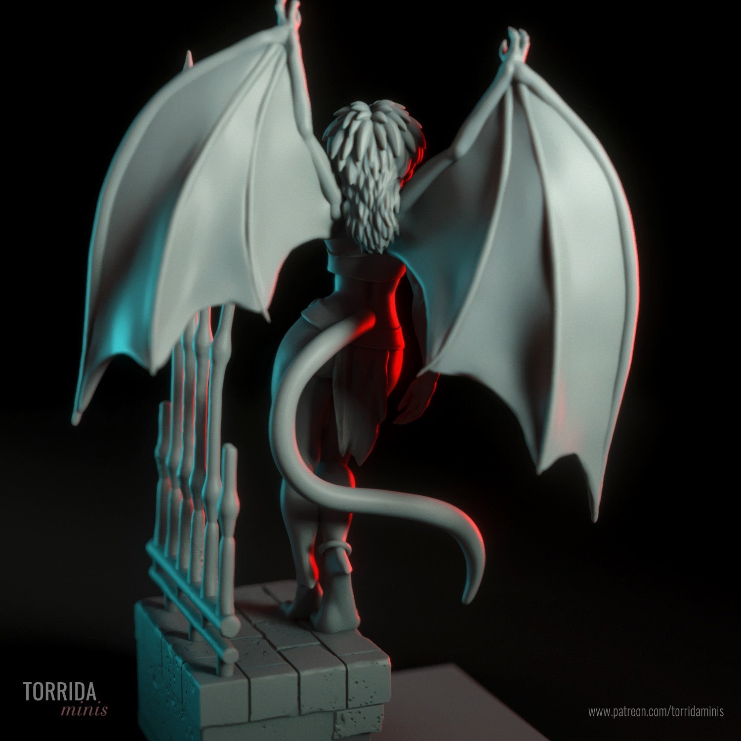 Demona : Resin Figurine, Resin printed miniature by Torrida
