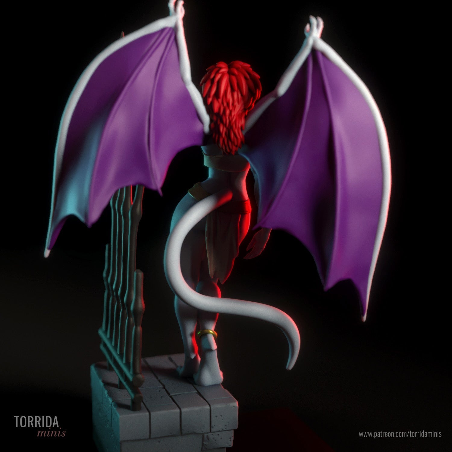 Demona : Resin Figurine, Resin printed miniature by Torrida