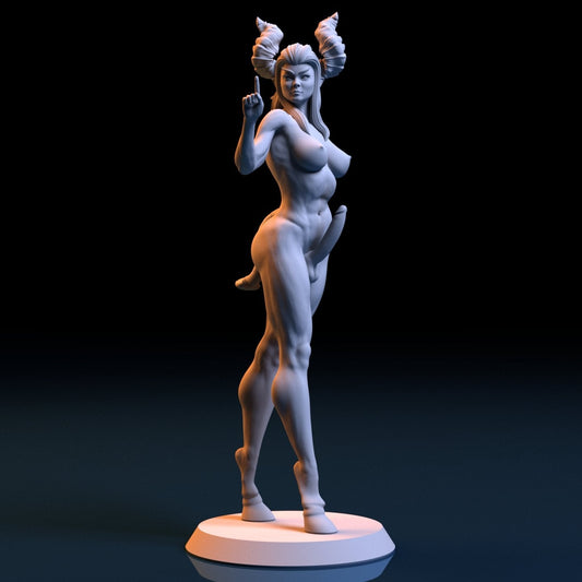 NSFW Resin Miniature Draenei FUTA NSFW 3D Printed Figurine Fanart Unpainted Miniature