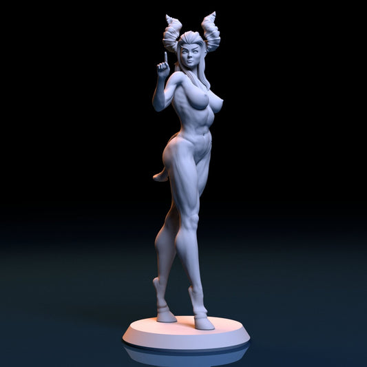 NSFW Resin Miniature Draenei NSFW 3D Printed Figurine Fanart Unpainted Miniature