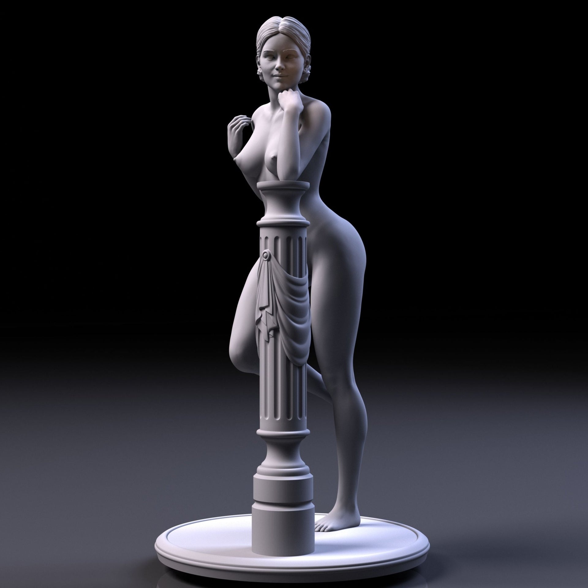 NSFW Resin Miniature Dream Girl 6 figurine Fanart , Unpainted , - 1/6  (280mm)