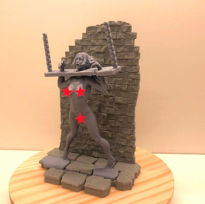 Dungeon of Desire 2 NSFW 3d Printed miniature FanArt by Crab Miniatures Scaled Collectables Statues & Figurines