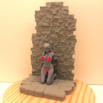 Dungeon of Desire 7 NSFW 3d Printed miniature FanArt by Crab Miniatures Scaled Collectables Statues & Figurines