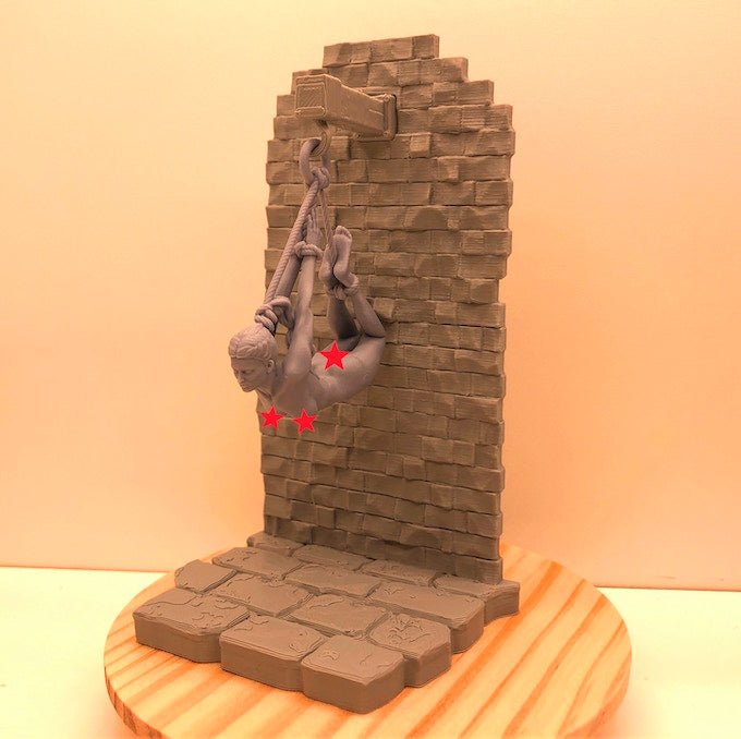 Dungeon of Desire 8 NSFW 3d Printed miniature FanArt by Crab Miniatures Scaled Collectables Statues & Figurines