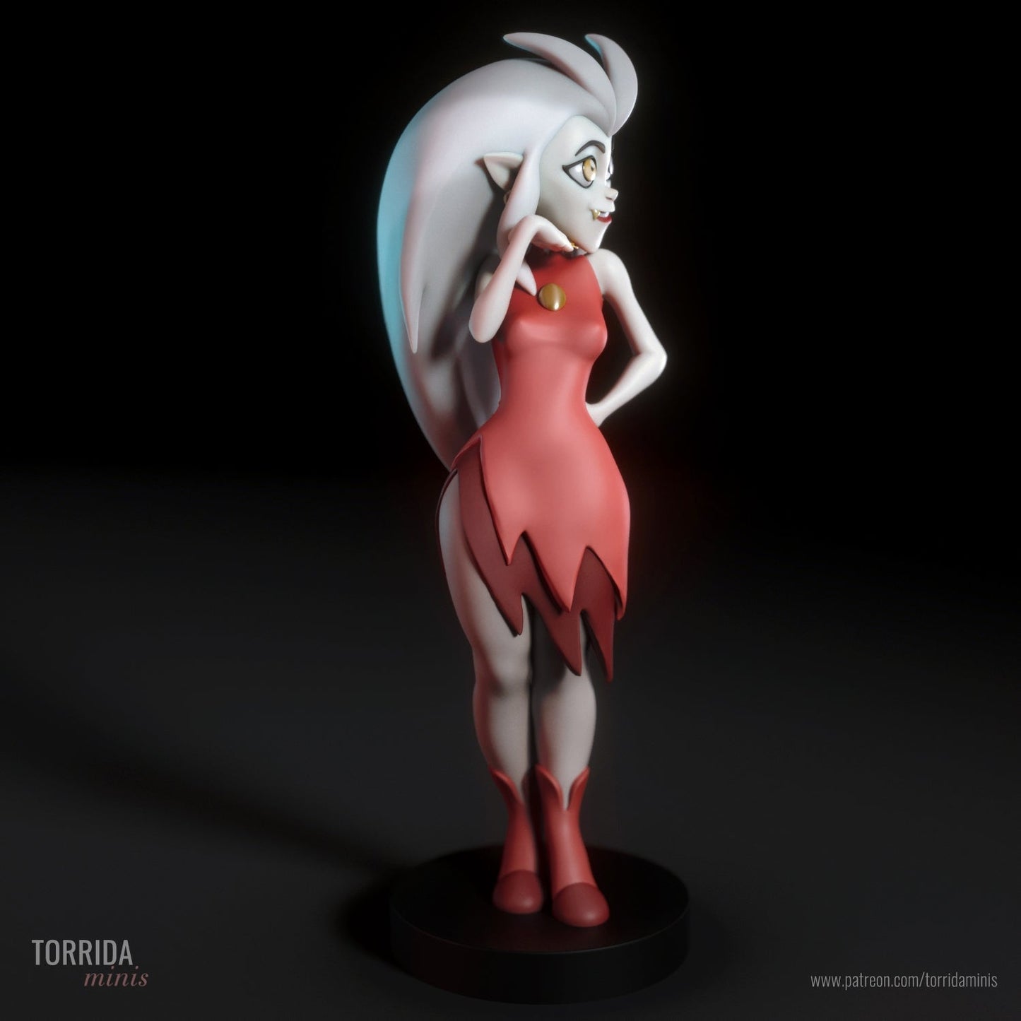 EDA 3d Printed miniature FanArt by Torrida Statues & Figurines