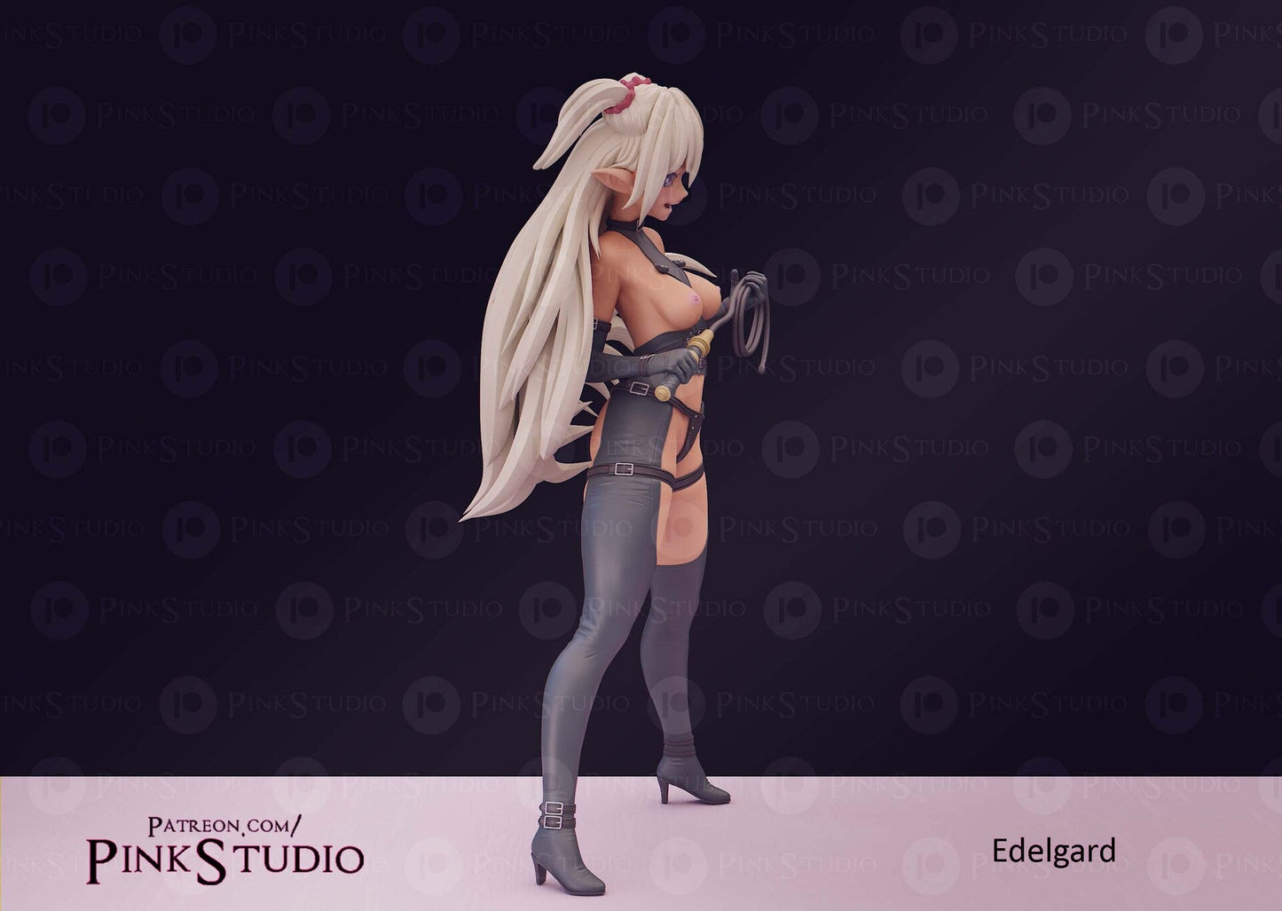 Edelgard NSFW Firure 3D Printed Fanart DIY Garage Kit , Unpainted , NSFW Figurine , Nude Figurine , Sexy Miniature , Bondage figure , Naked Waifu , Adult Figurine , Anime Figure