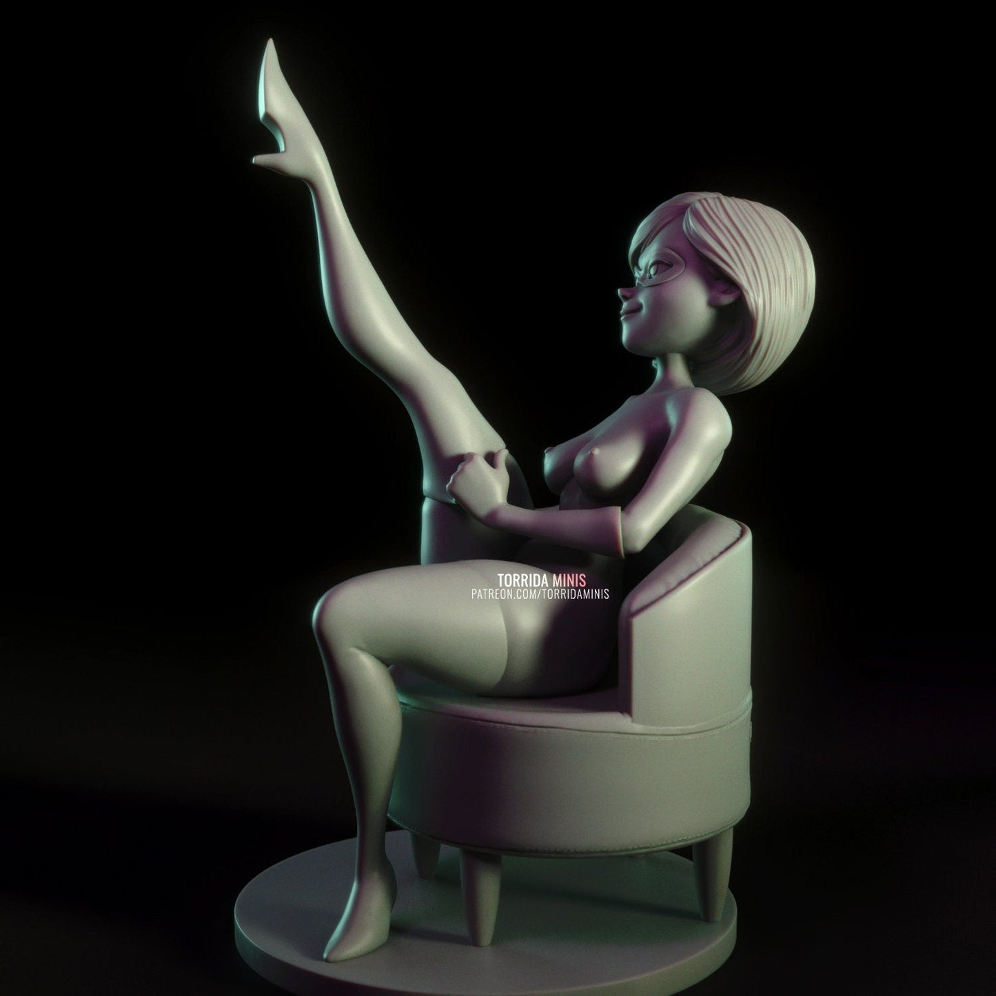Elastigirl Girl The Incredibles NSFW 3D Printed Fanart by Torrida Minis