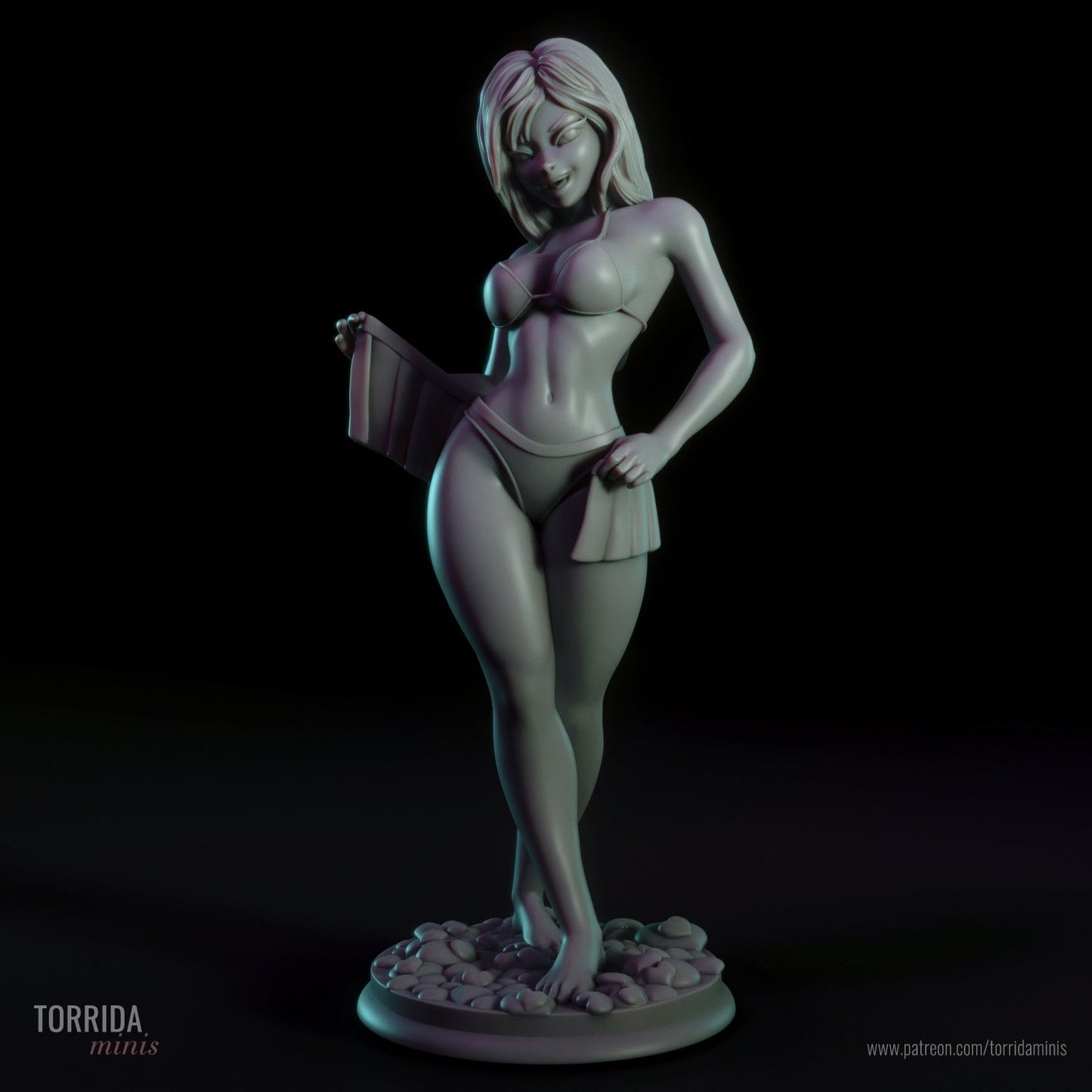 ELLEN 3d Printed miniature FanArt by Torrida Minis Statues & Figurines