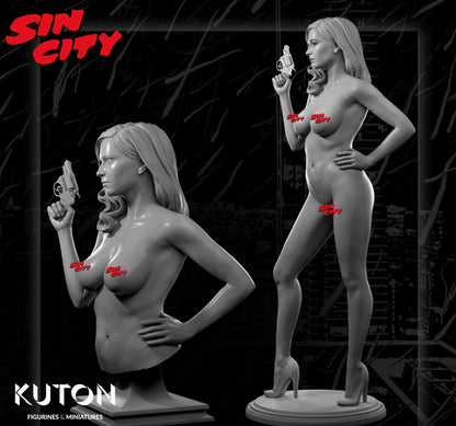 Eva Green NSFW 3d printed Resin Figure Model Kit figurines scale models Fun Art by KUTON