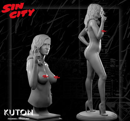 Eva Green NSFW 3d printed Resin Figure Model Kit figurines scale models Fun Art by KUTON