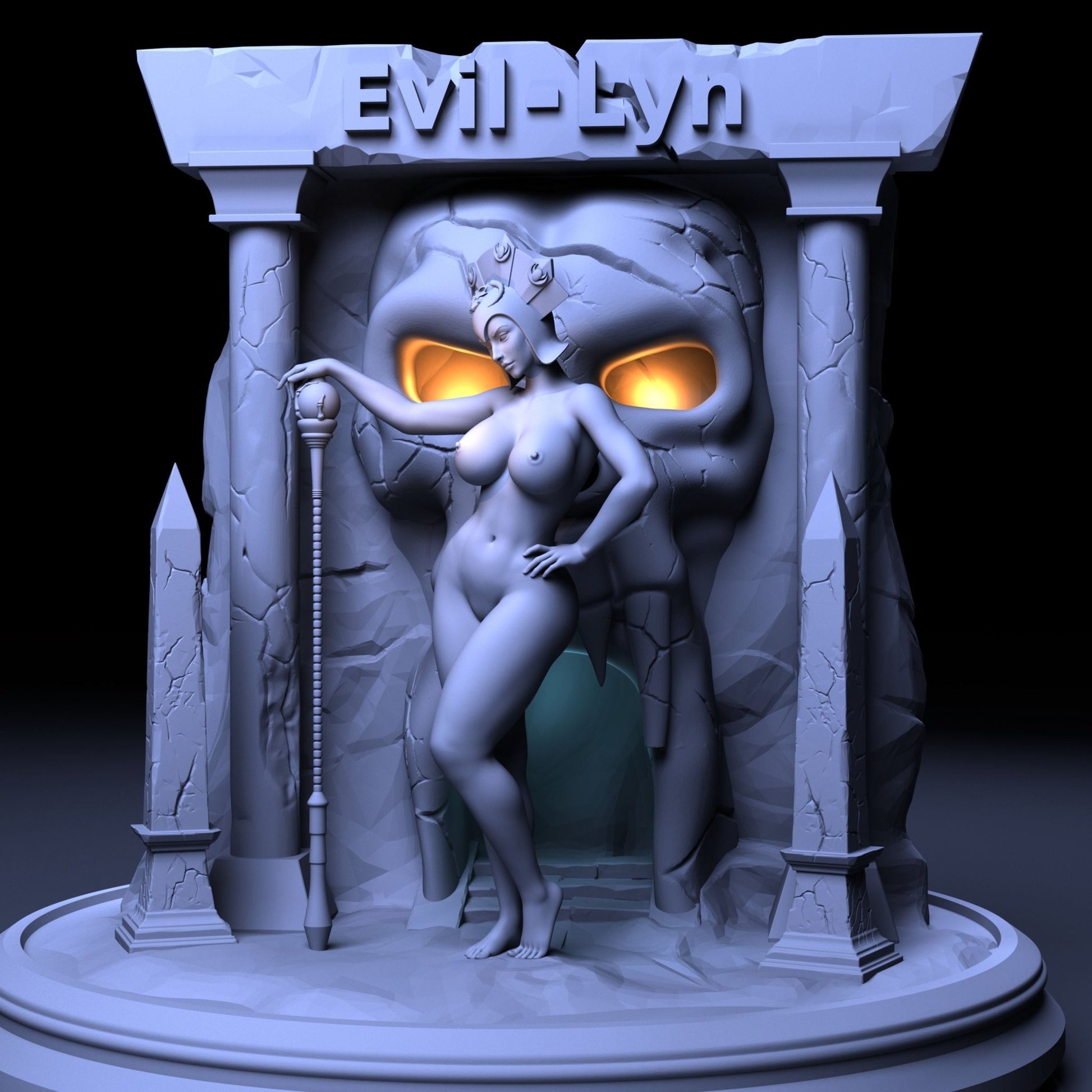 NSFW Resin Miniature Evil Lyn | Masters of the universe