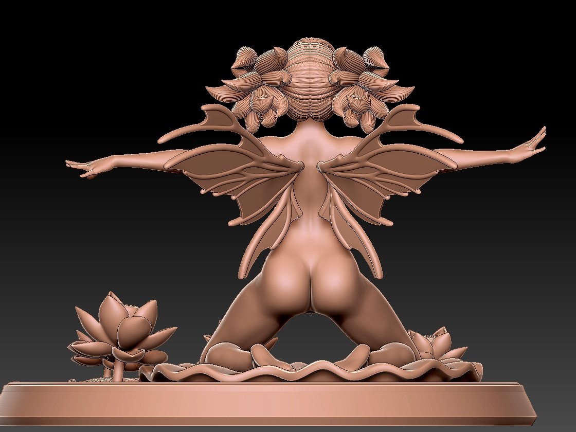 NSFW Resin Miniature Feo Ul NSFW 3D Printed Figurine Fanart Unpainted Miniature