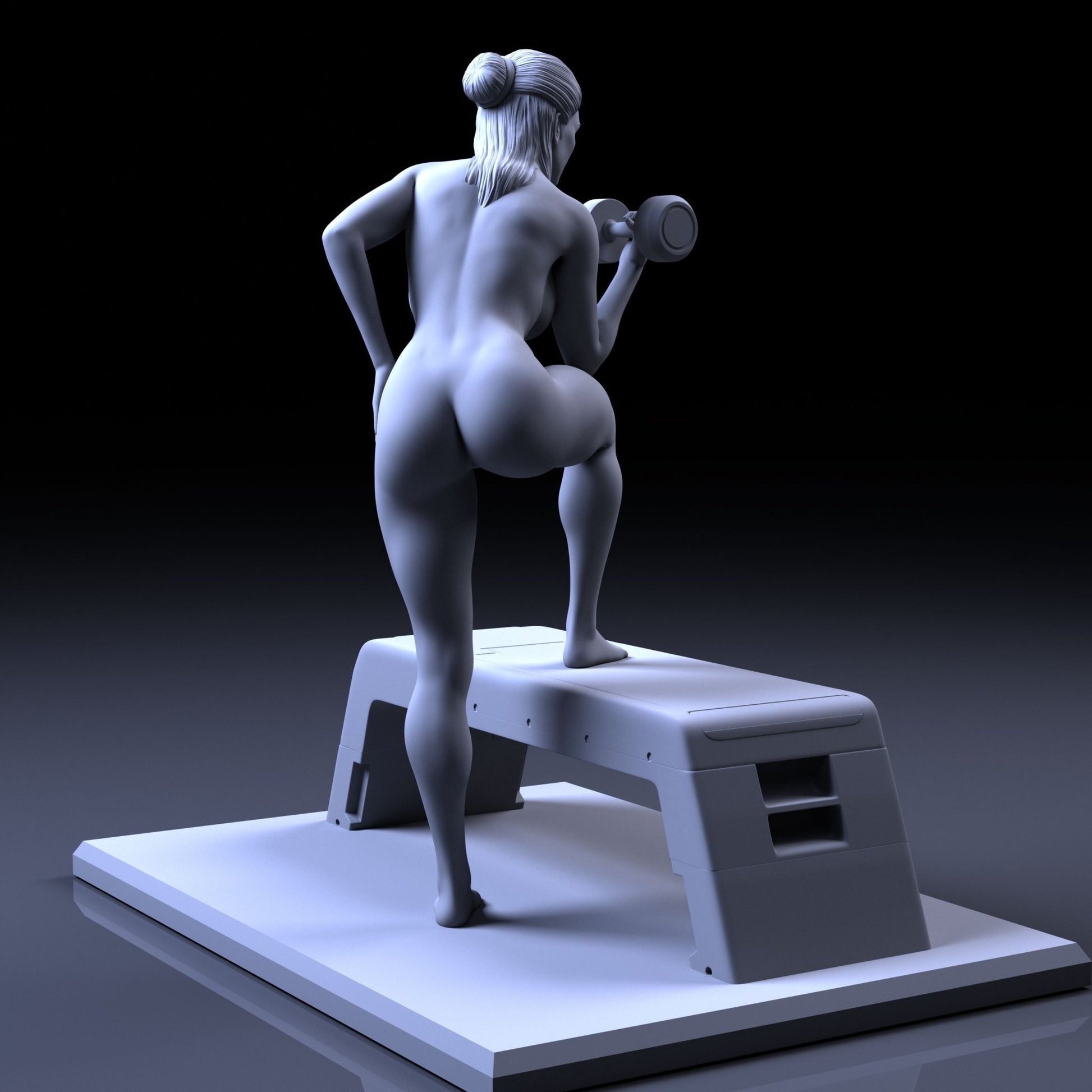 NSFW Resin Miniature Fitness Woman