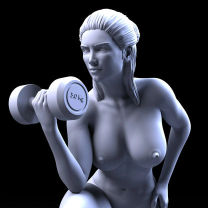 NSFW Resin Miniature Fitness Woman