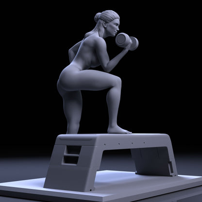 NSFW Resin Miniature Fitness Woman