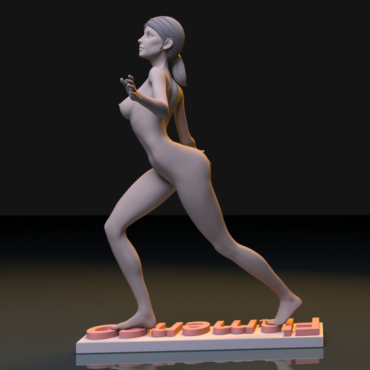 Flamenco Dancer Nude NSFW 3D Printed Figure Garage Kit Unpainted Anime Resin Miniature