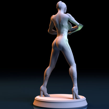 NSFW Resin Miniature Galaxy Soldier Girl NSFW 3D Printed Miniature Fanart Unpainted