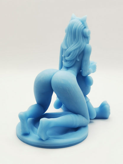 Gamer Girl 2 | 3D Printed | FunArt | Unpainted | NSFW Version | Figurine | Figure | Miniature by Digital Dark Pin-Ups