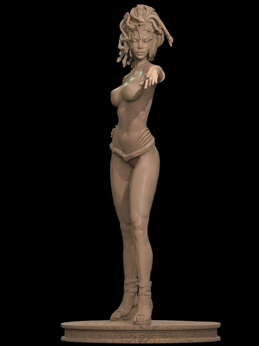 Greek mythology Medusa NSFW Figurine 3D Printed Fanart